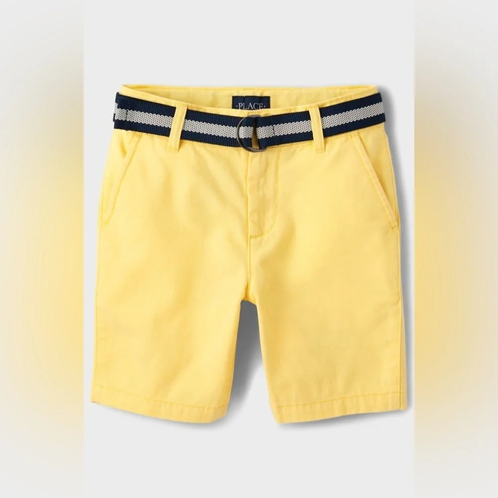 ✨ The Children’s Place Boys Belted Chino Shorts ✨